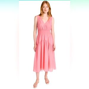 Vince medium dress in Rosetta nwot pockets classic fully lined well made NWOT